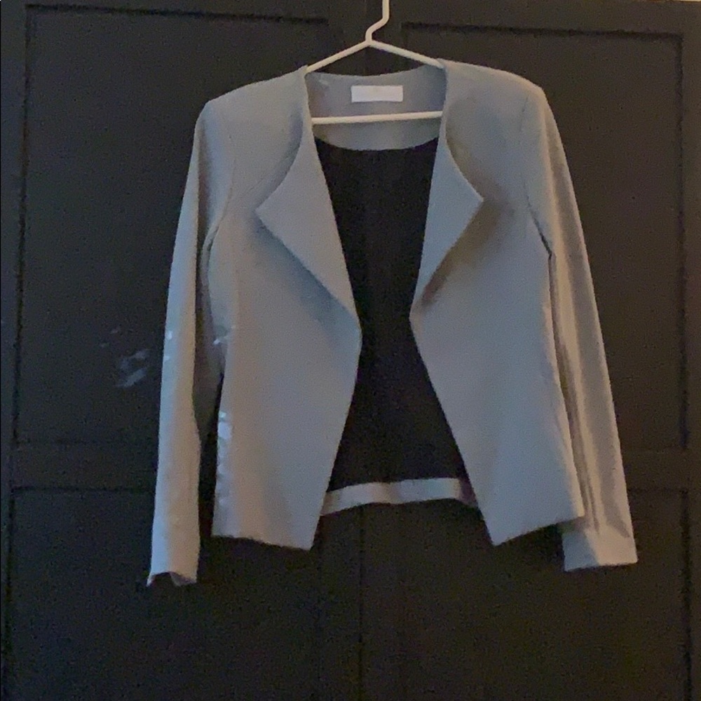Amanda Uprichard Grey Blazer